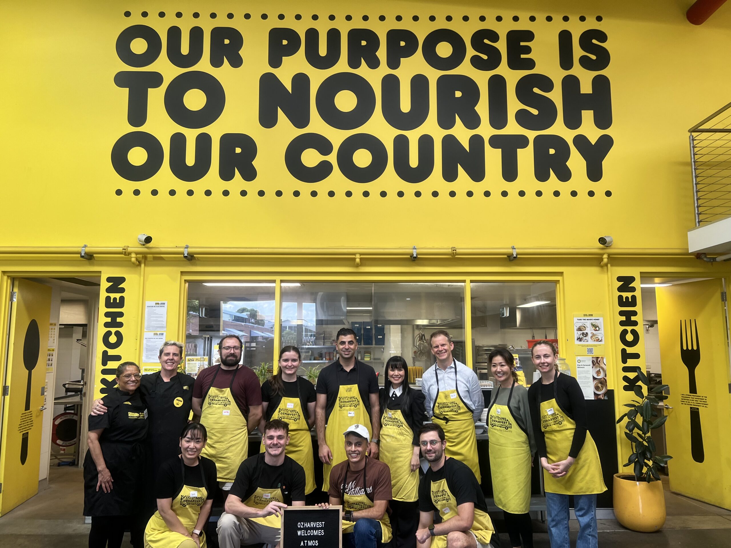 Atmos's Sydney staff volunteer to cook meals at Oz Harvest