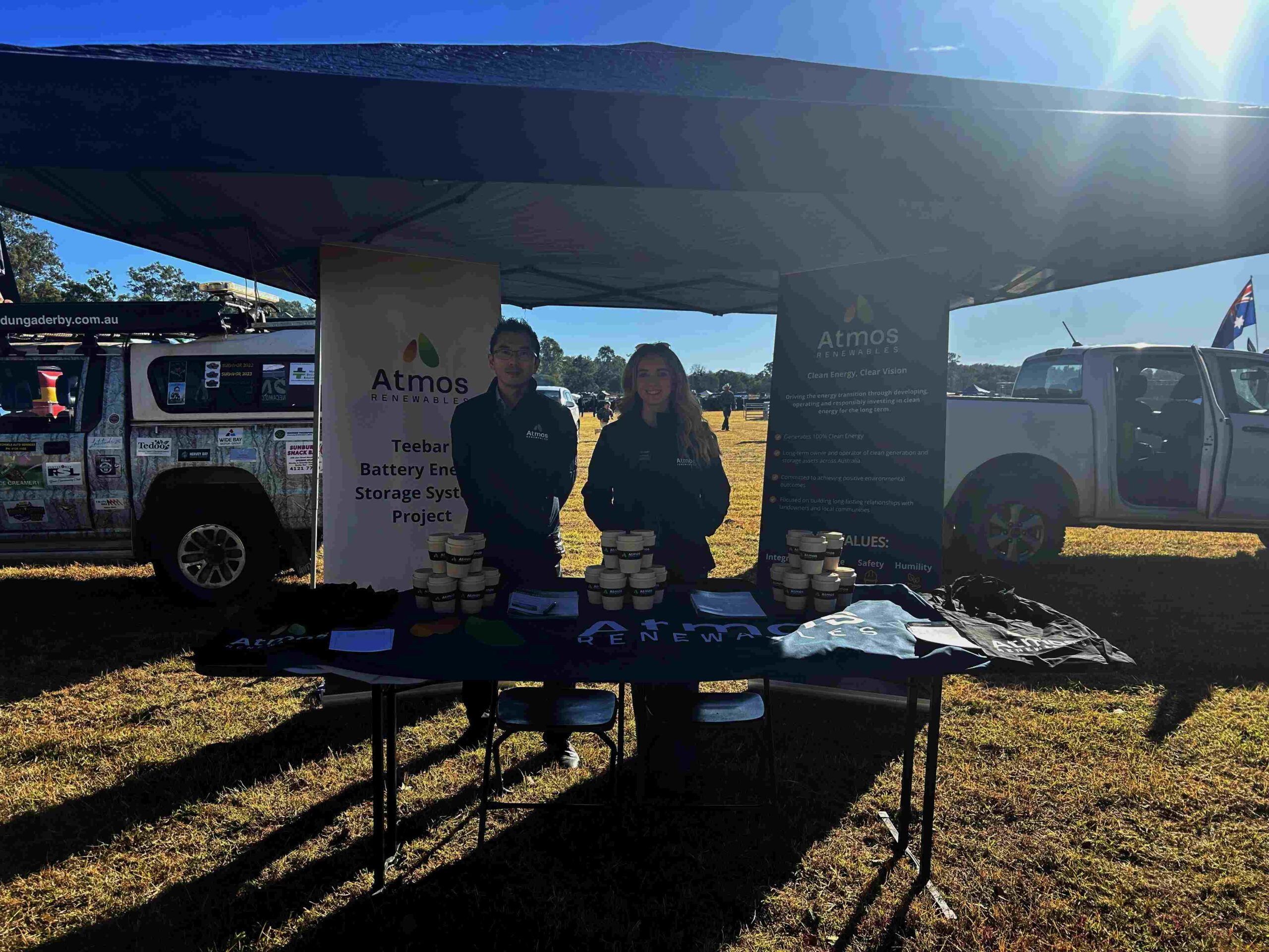 Atmos Representatives at the Fraser Coast Show