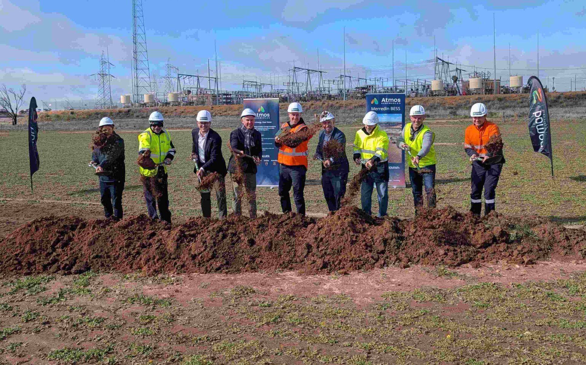 Sod Turning in Merredin on 5th August 2025. Sod being turned.